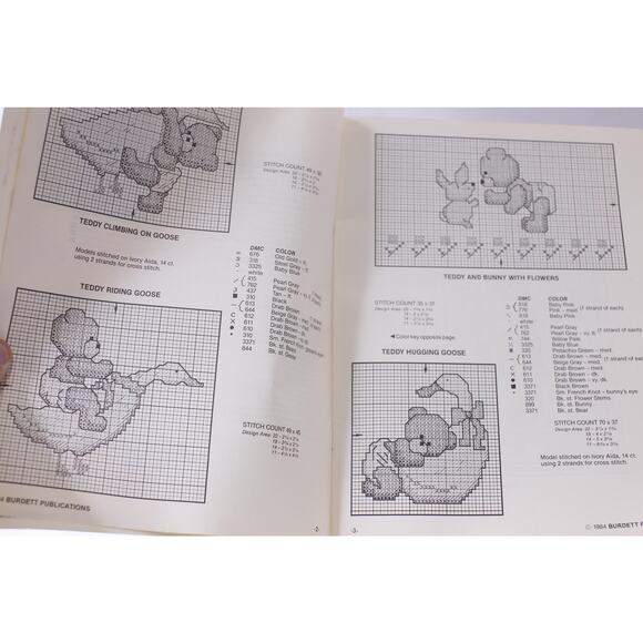 It's a Baby, Dale Burdett, Cross Stitch Designs, 1984, Burdett Publications, - Picture 2 of 4
